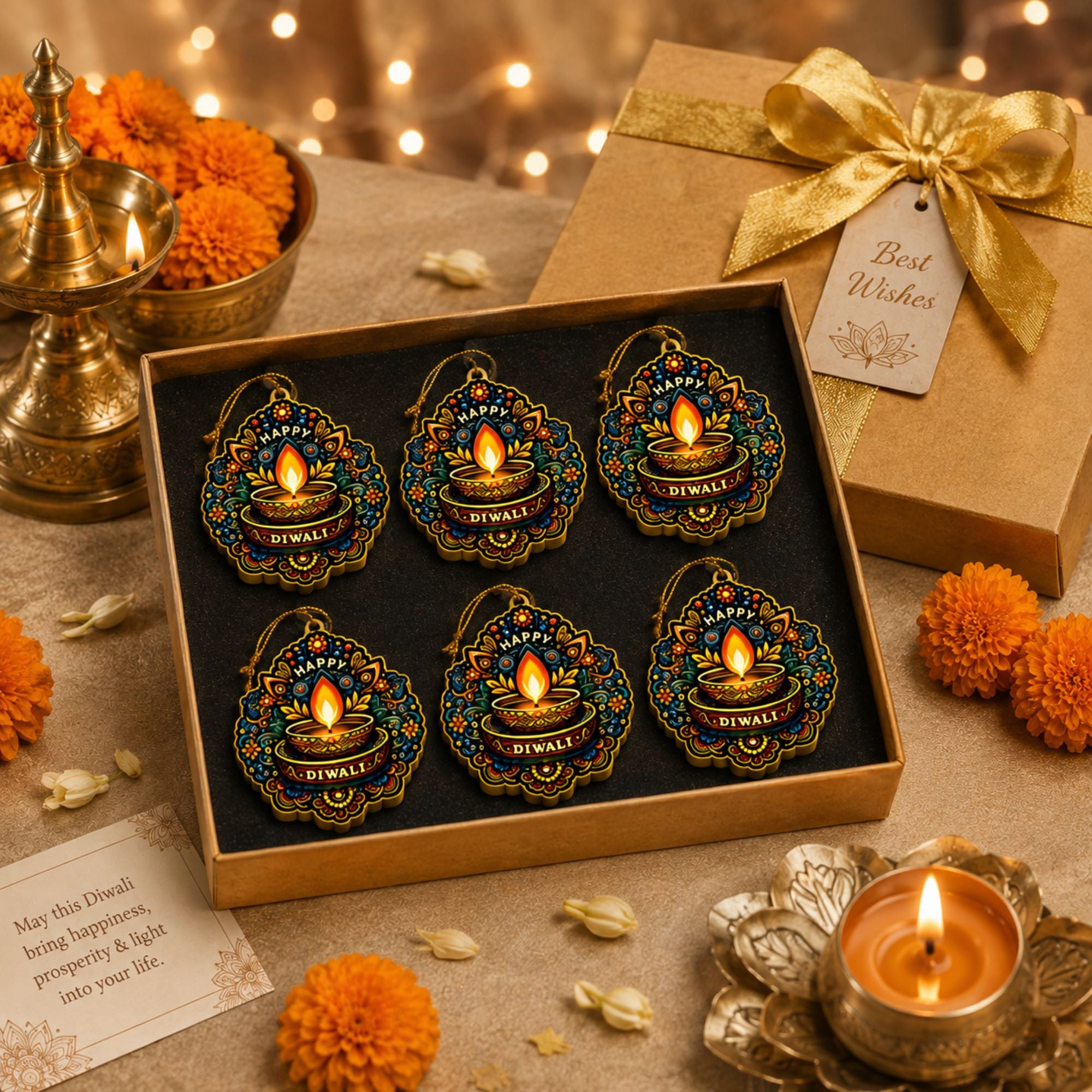 printed wooden diya cutout for diy art
