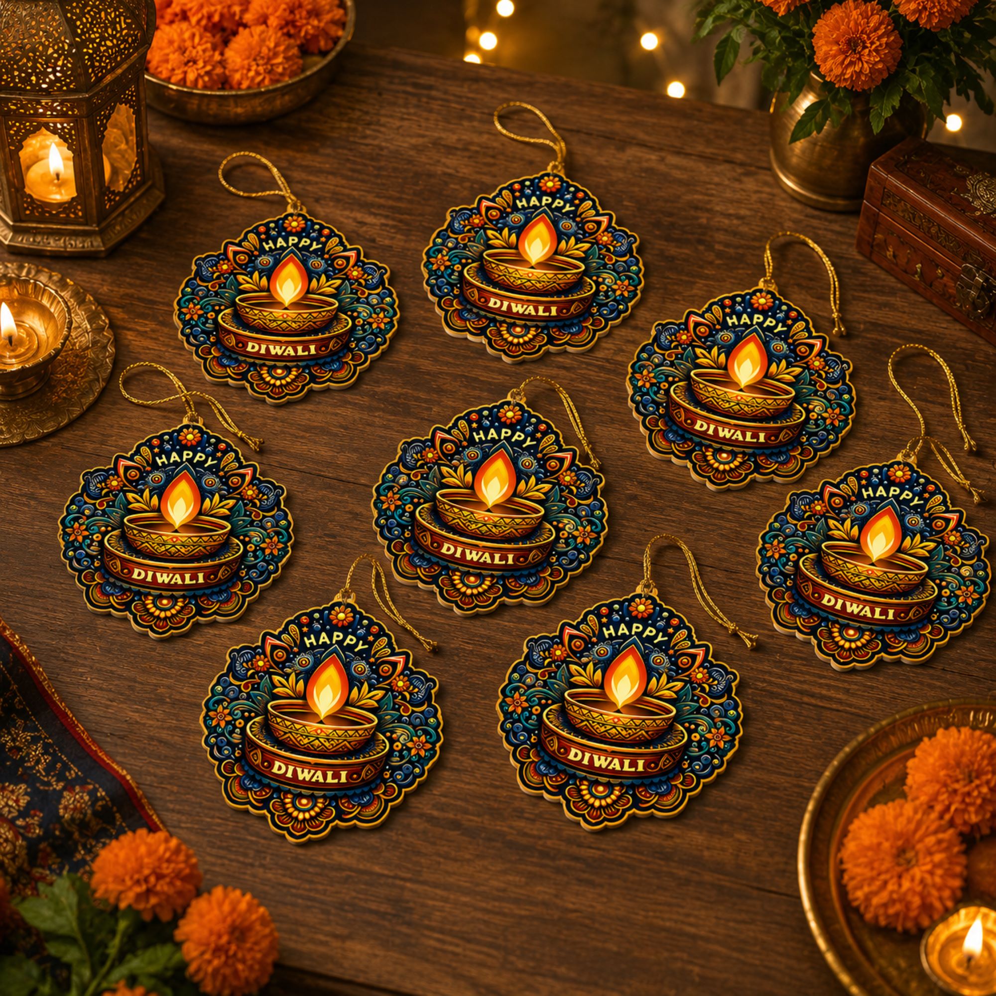 wooden diya base for acrylic painting
