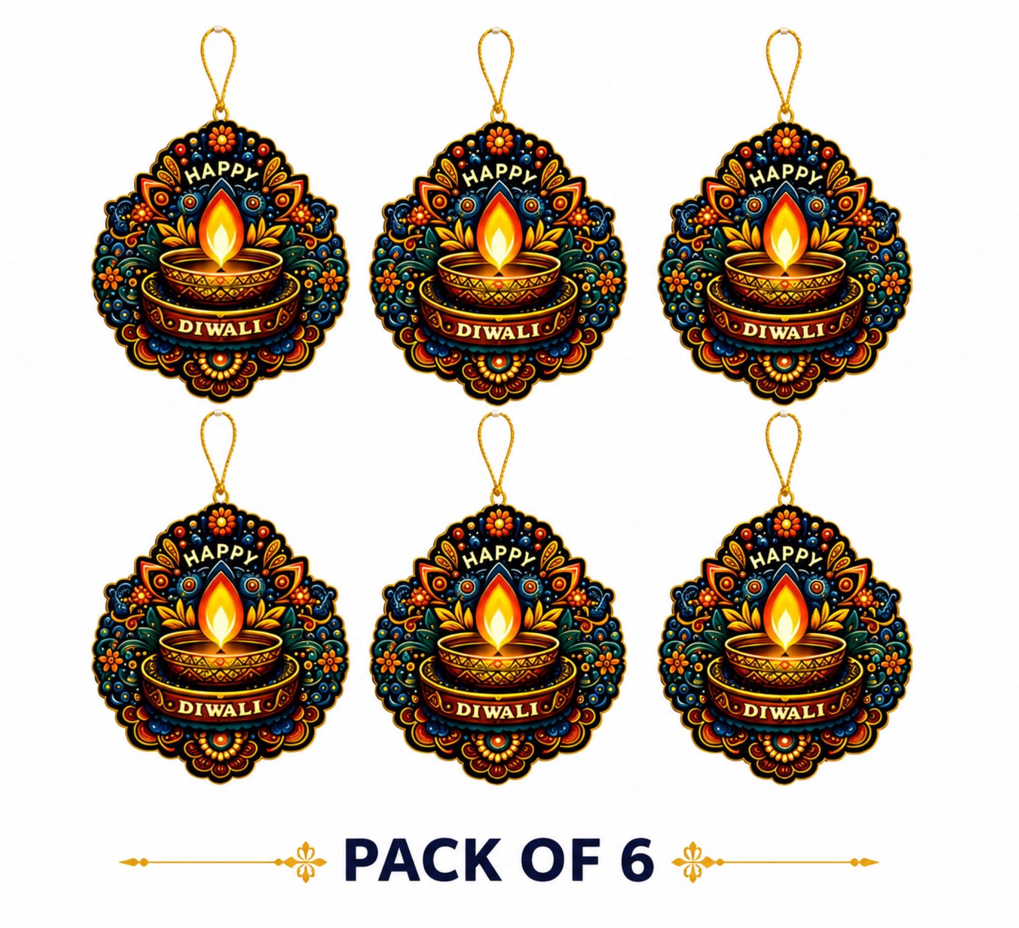 diya shape wooden cutout for painting