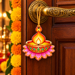 diwali diya lotus craft