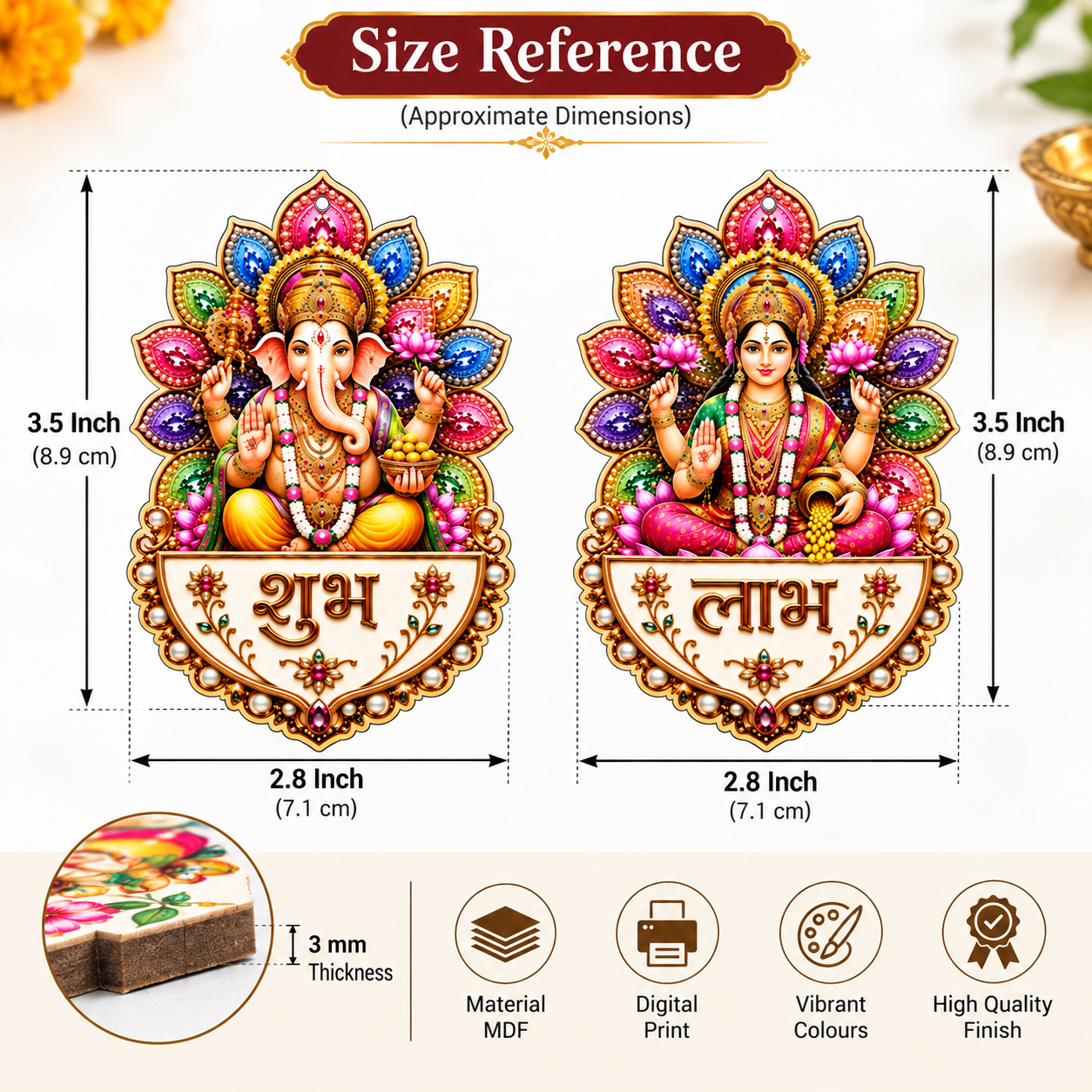 ganesha lakshmi cutout