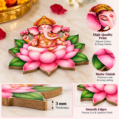 printed ganesha mdf

