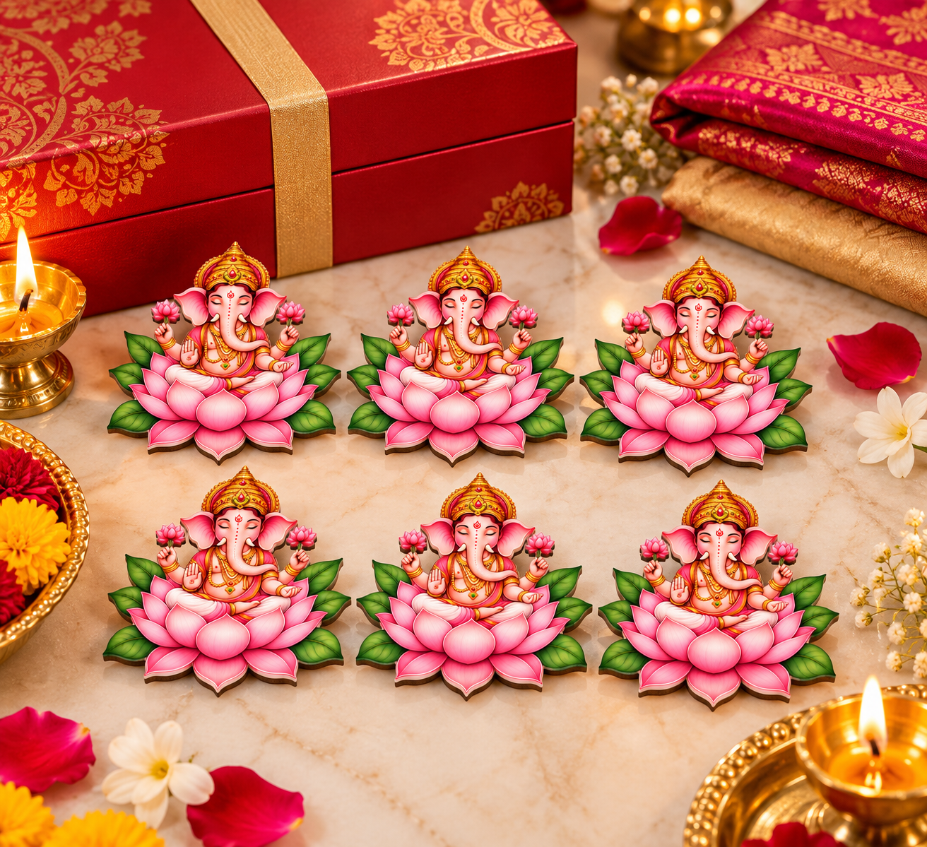 diwali ganesha craft material