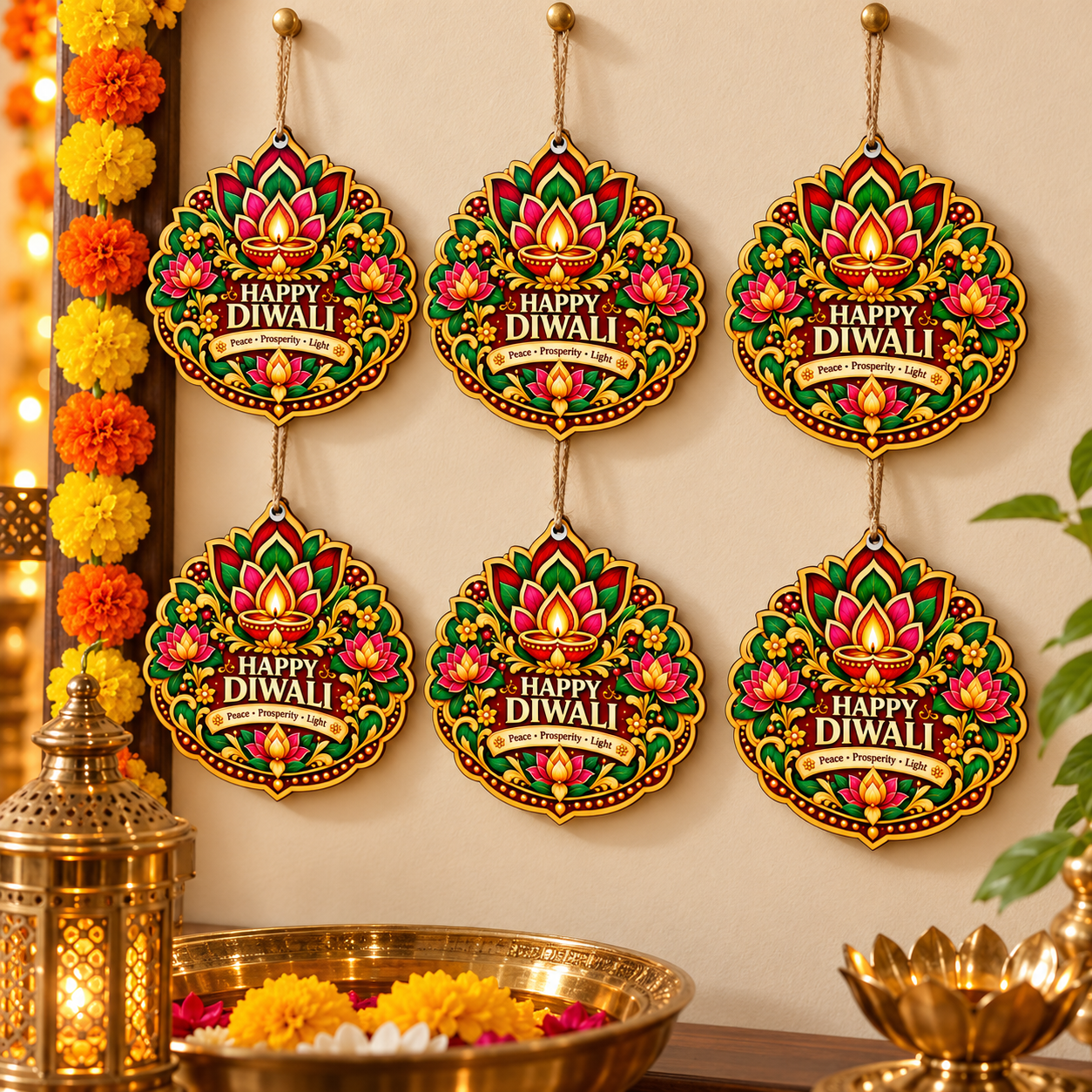 happy diwali hanging