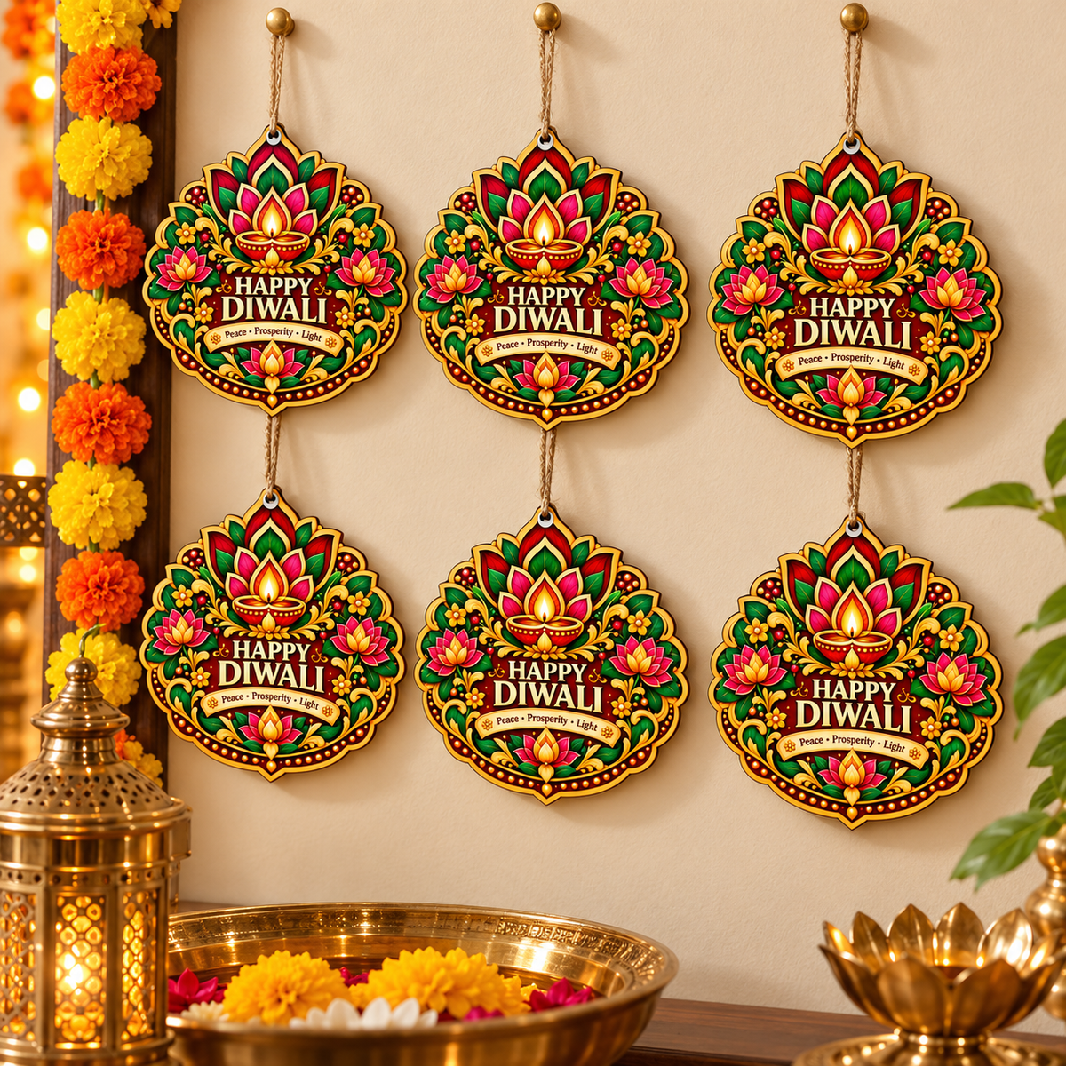 happy diwali hanging