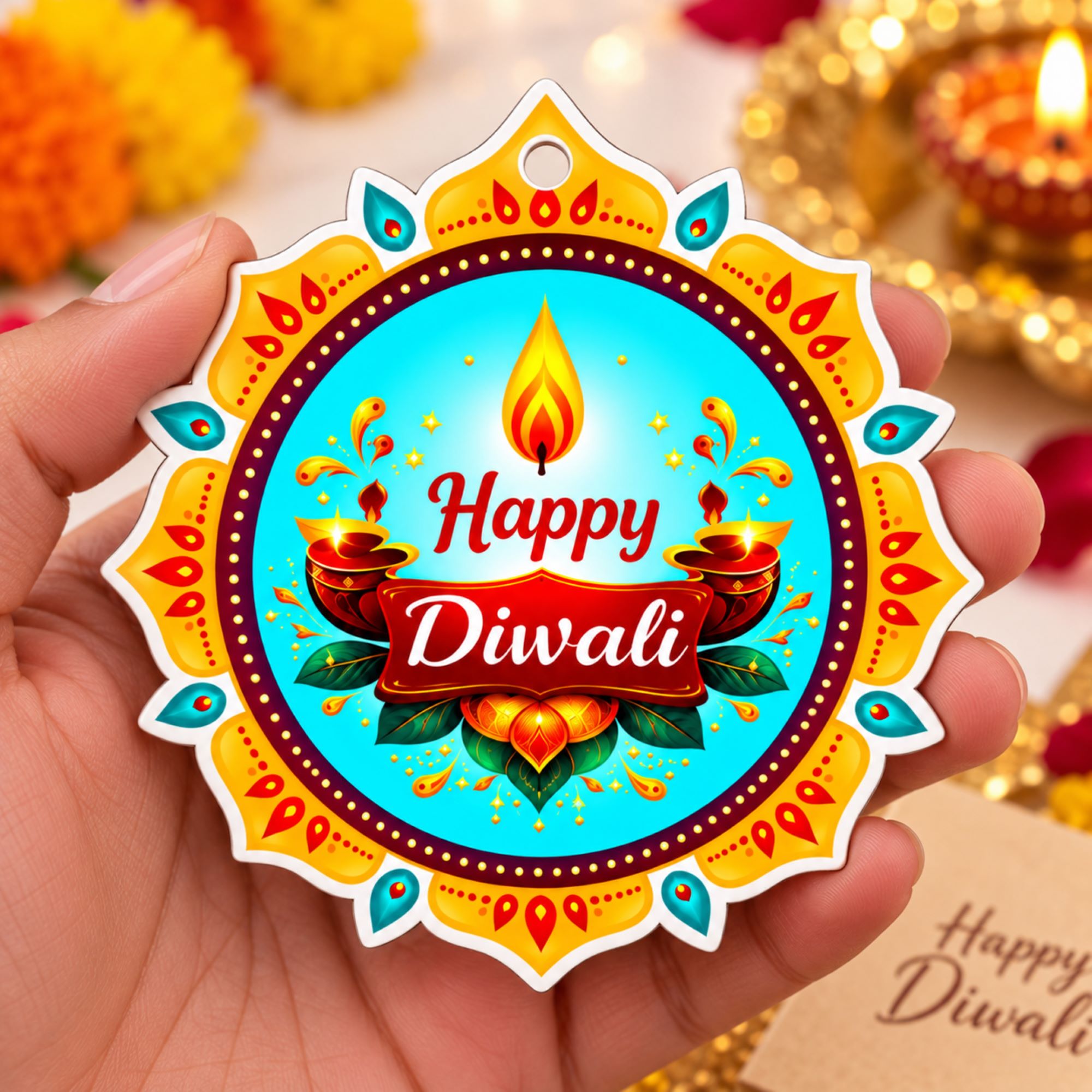 diwali mdf cutout