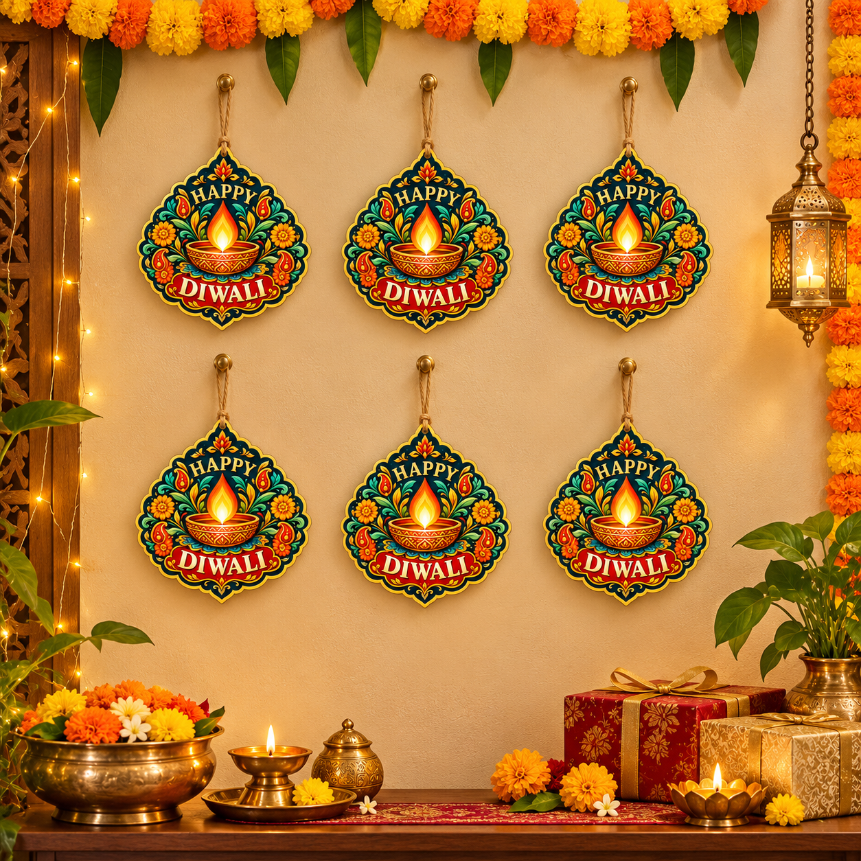 happy diwali MDF cutouts

