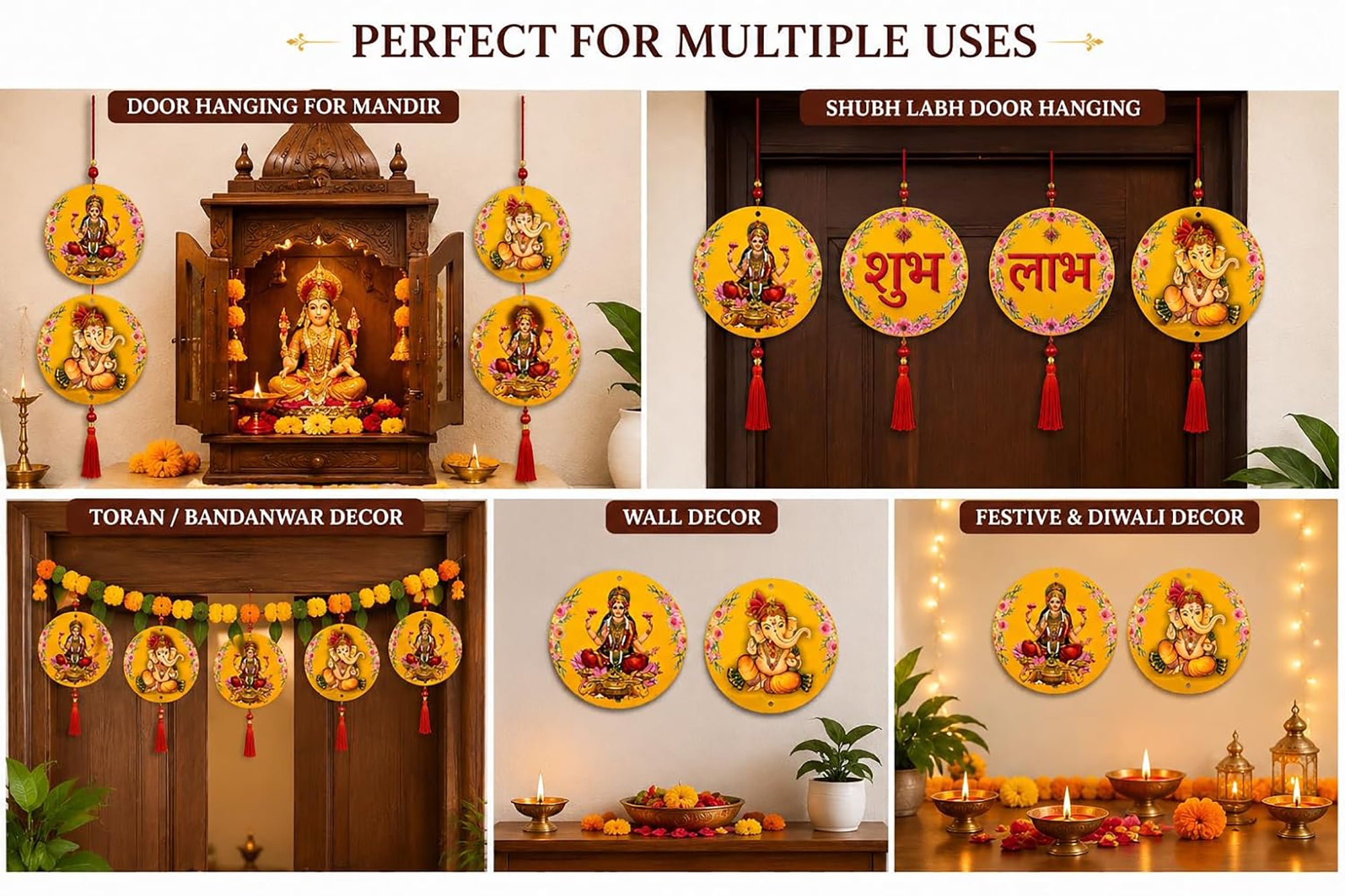 lakshmi ganesha festive decoration