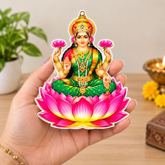 printed lakshmi lotus