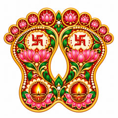 lakshmi foot lotus craft base