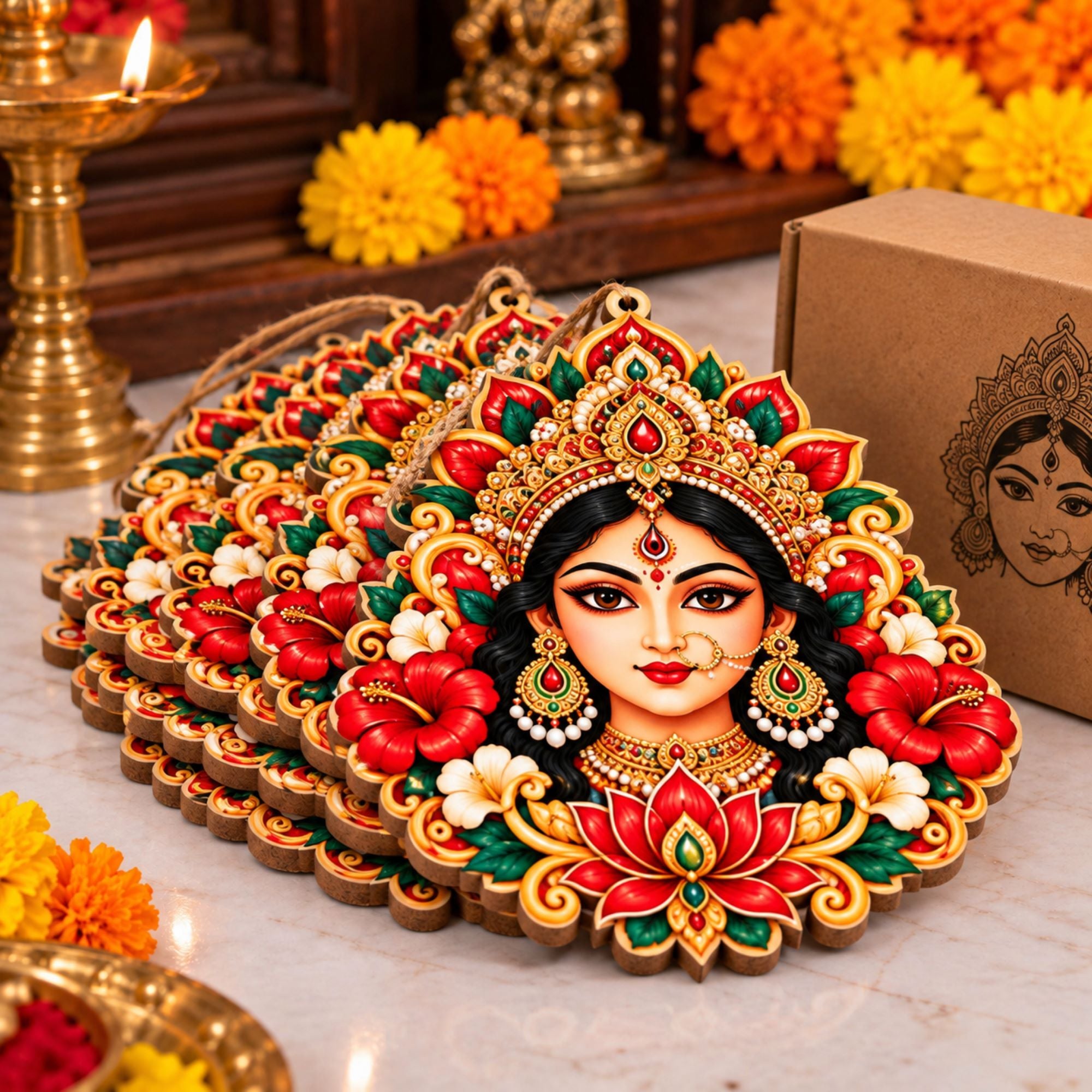 printed durga mdf