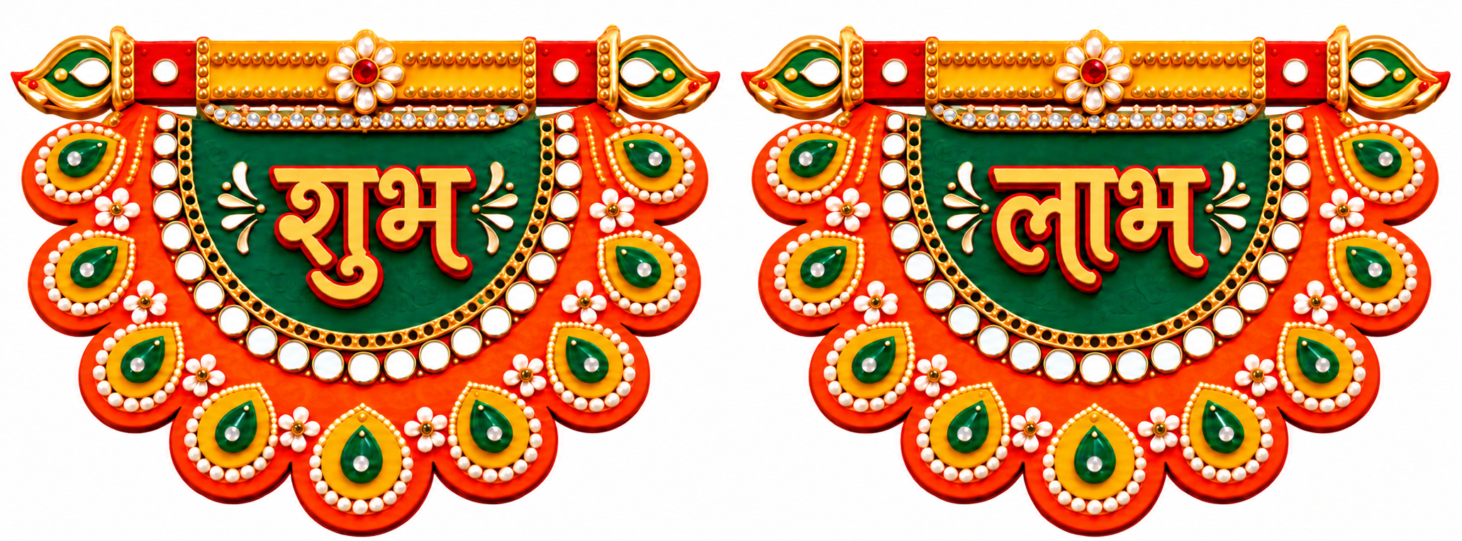 shubh labh MDF cutouts