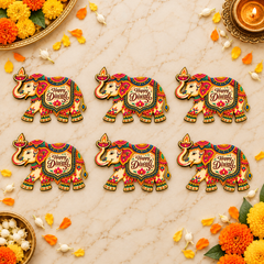 diwali elephant craft material