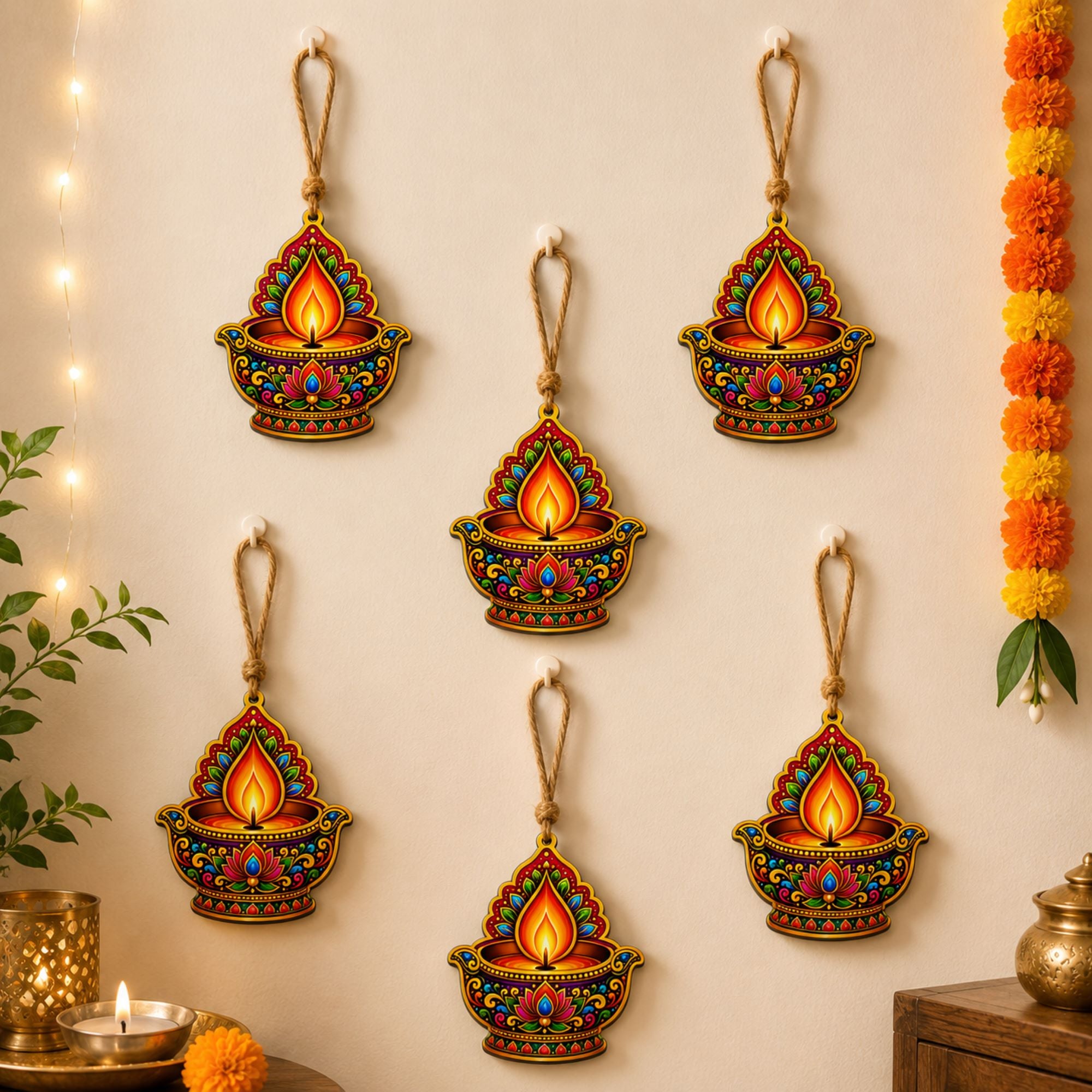 diya wooden craft