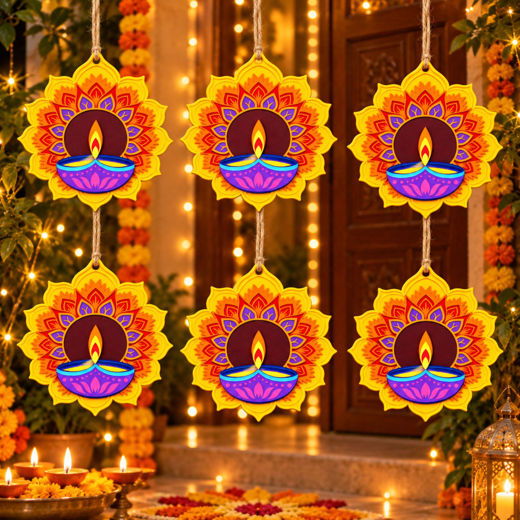 diya wooden craft