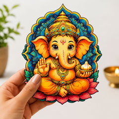 Ganesh wooden cutout
