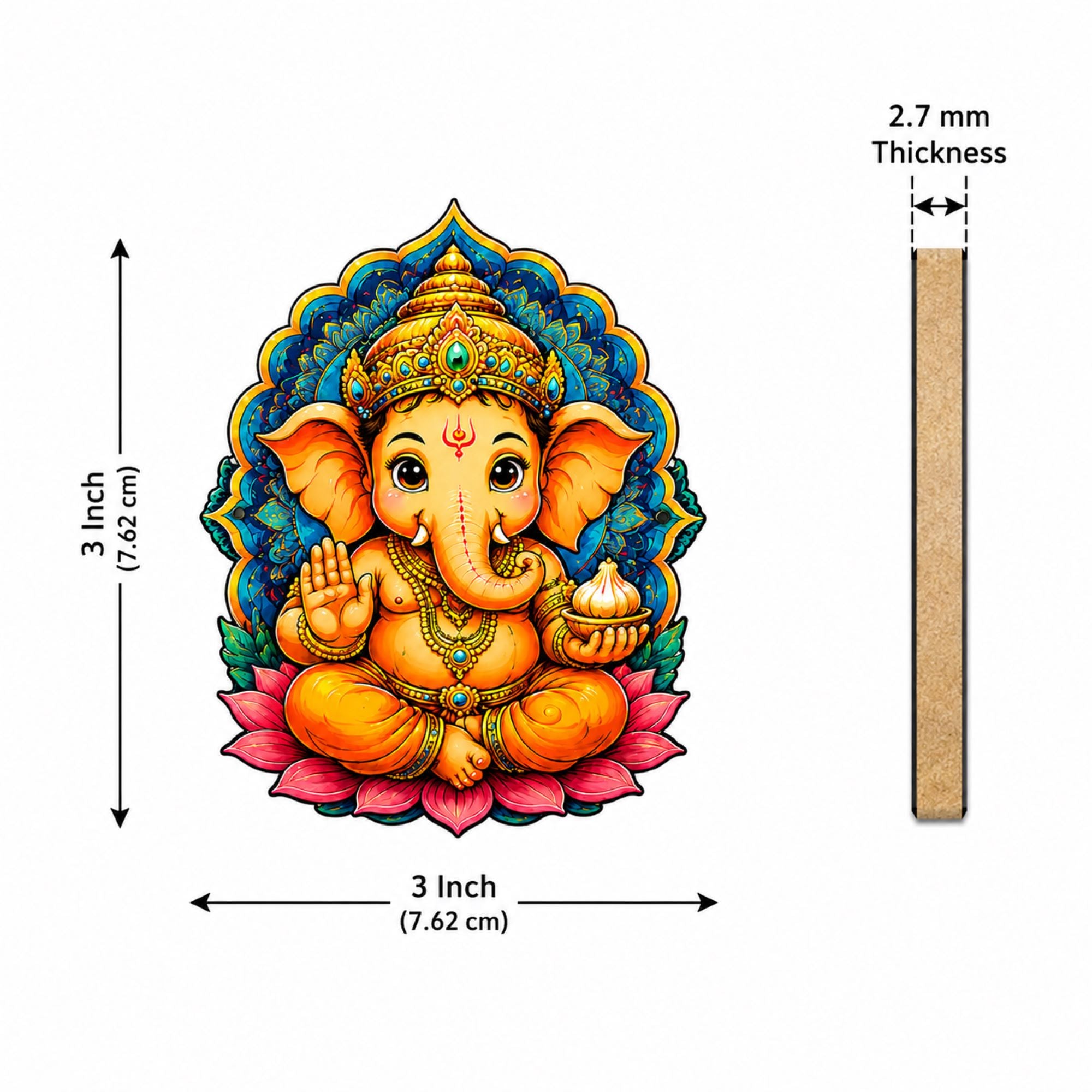 Ganesh MDF cutout
