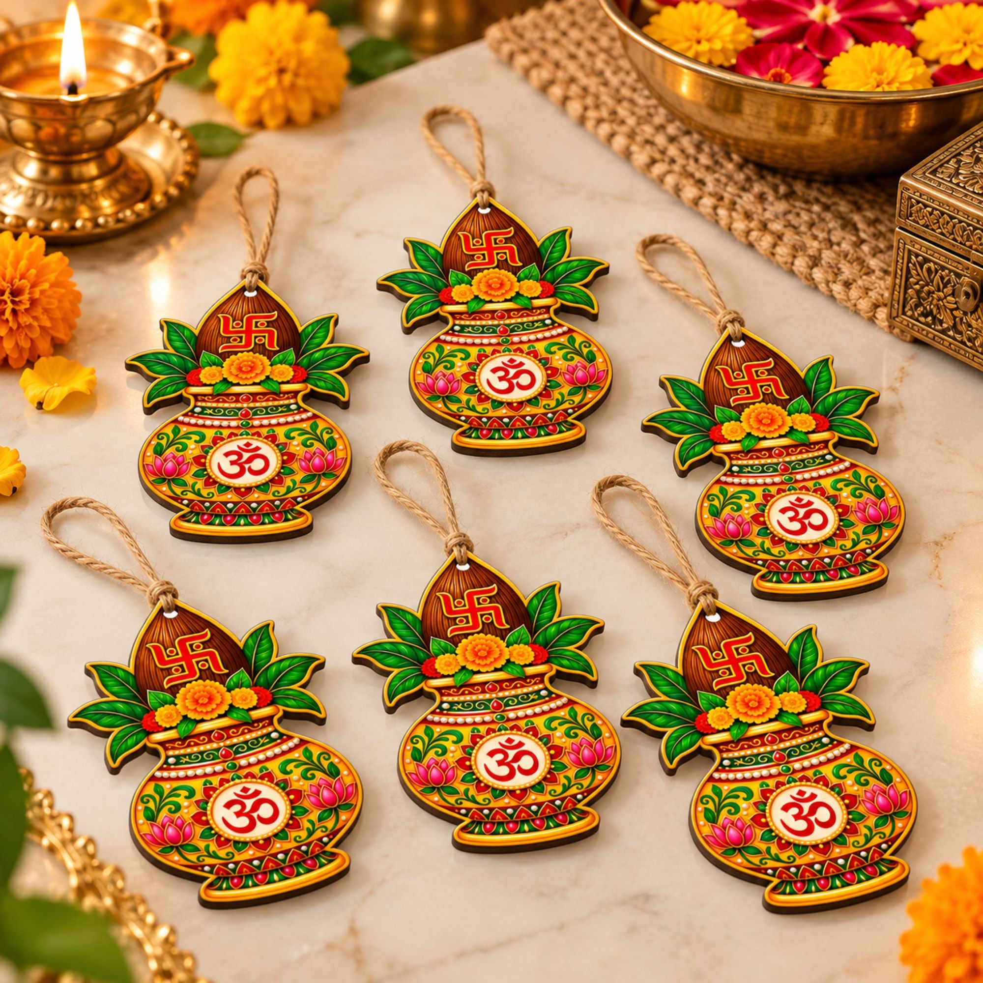 wooden kalash cutout