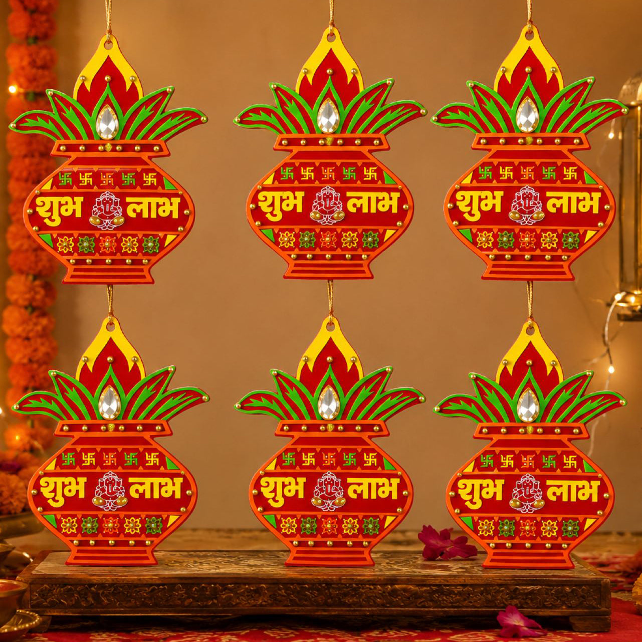 kalash printed mdf wooden cutouts