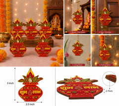 printed kalash mdf craft base