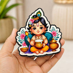 Krishna wooden cutout
