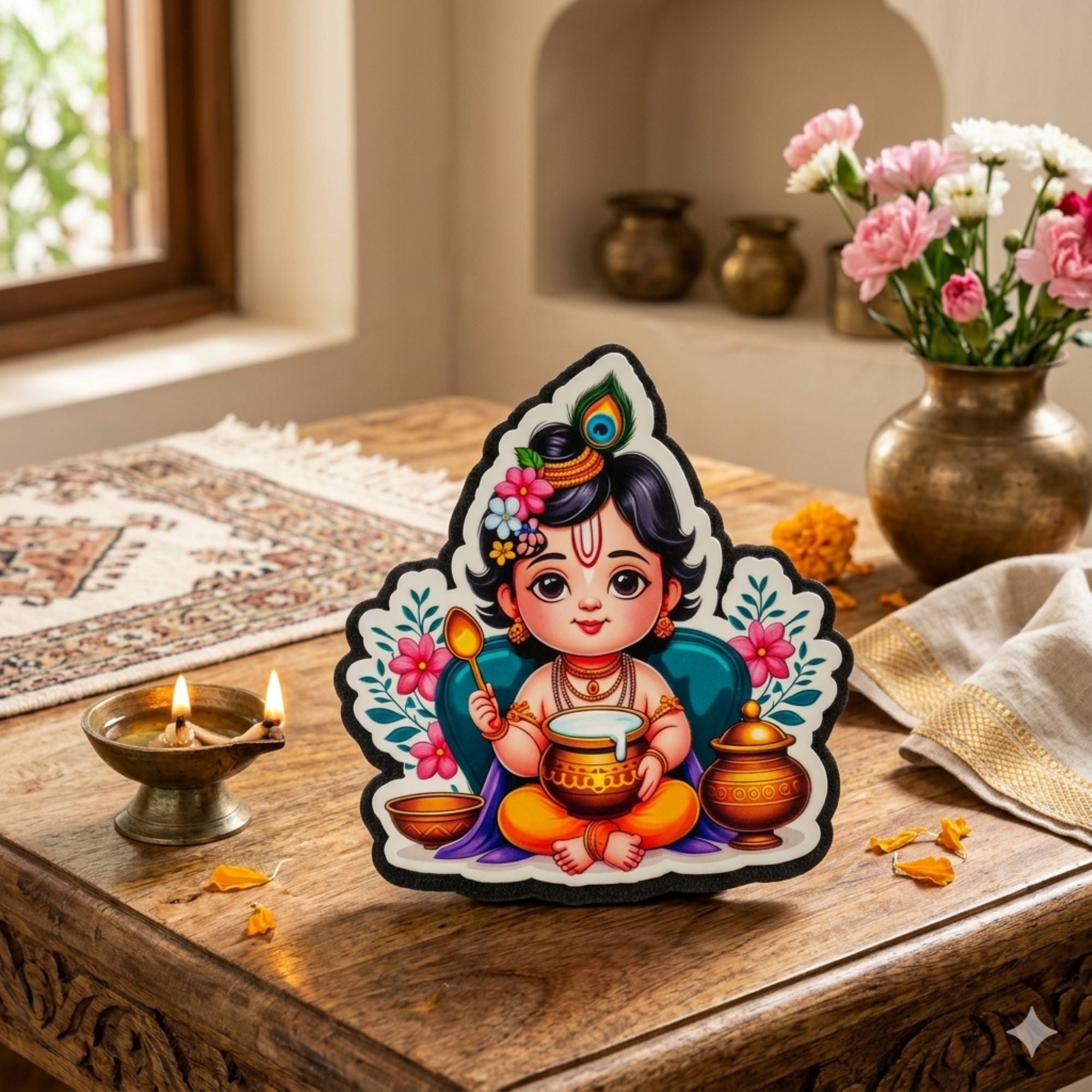 Krishna art base
