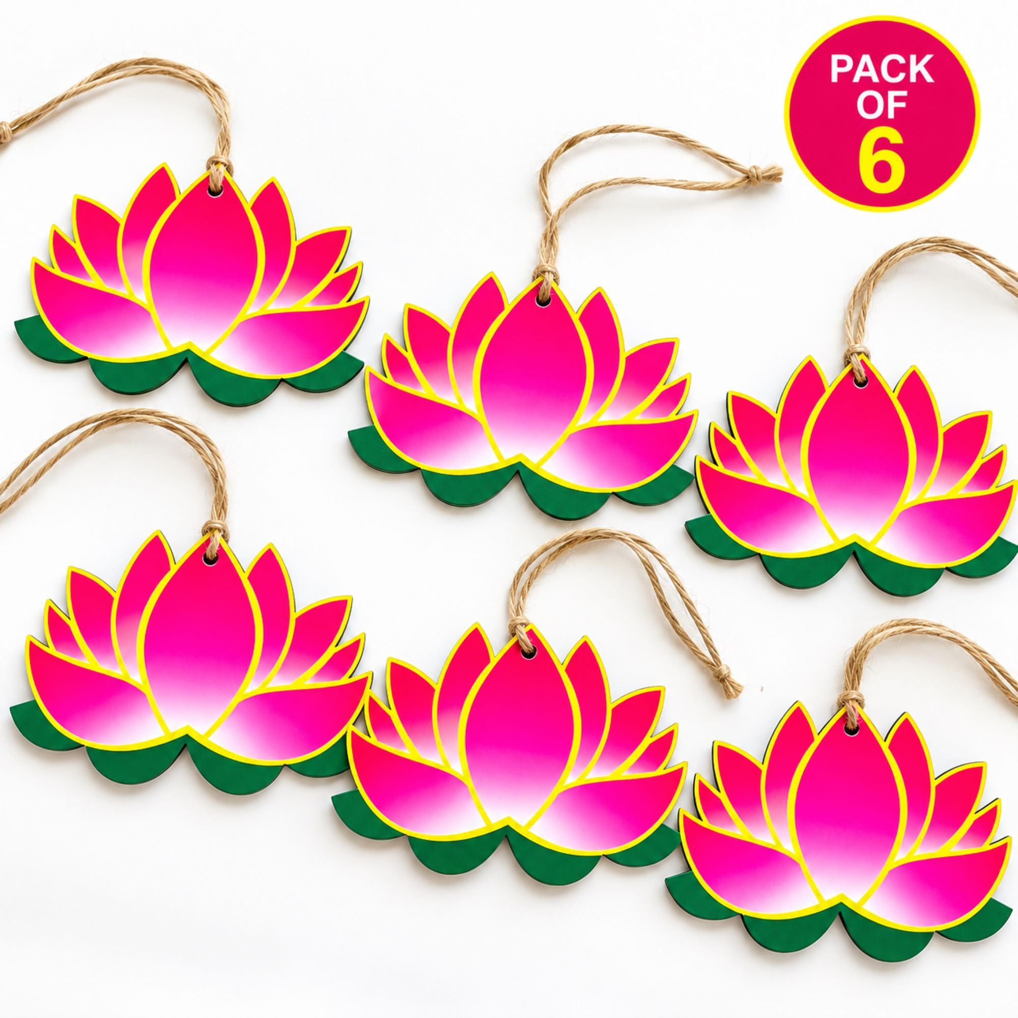 wooden lotus cutout