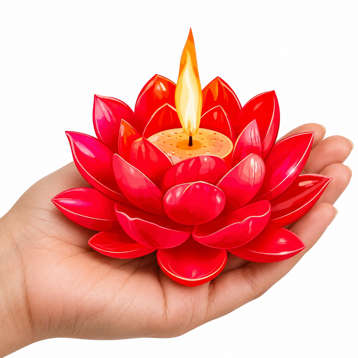 lotus wooden craft