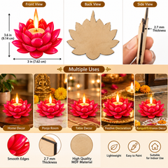 printed lotus mdf