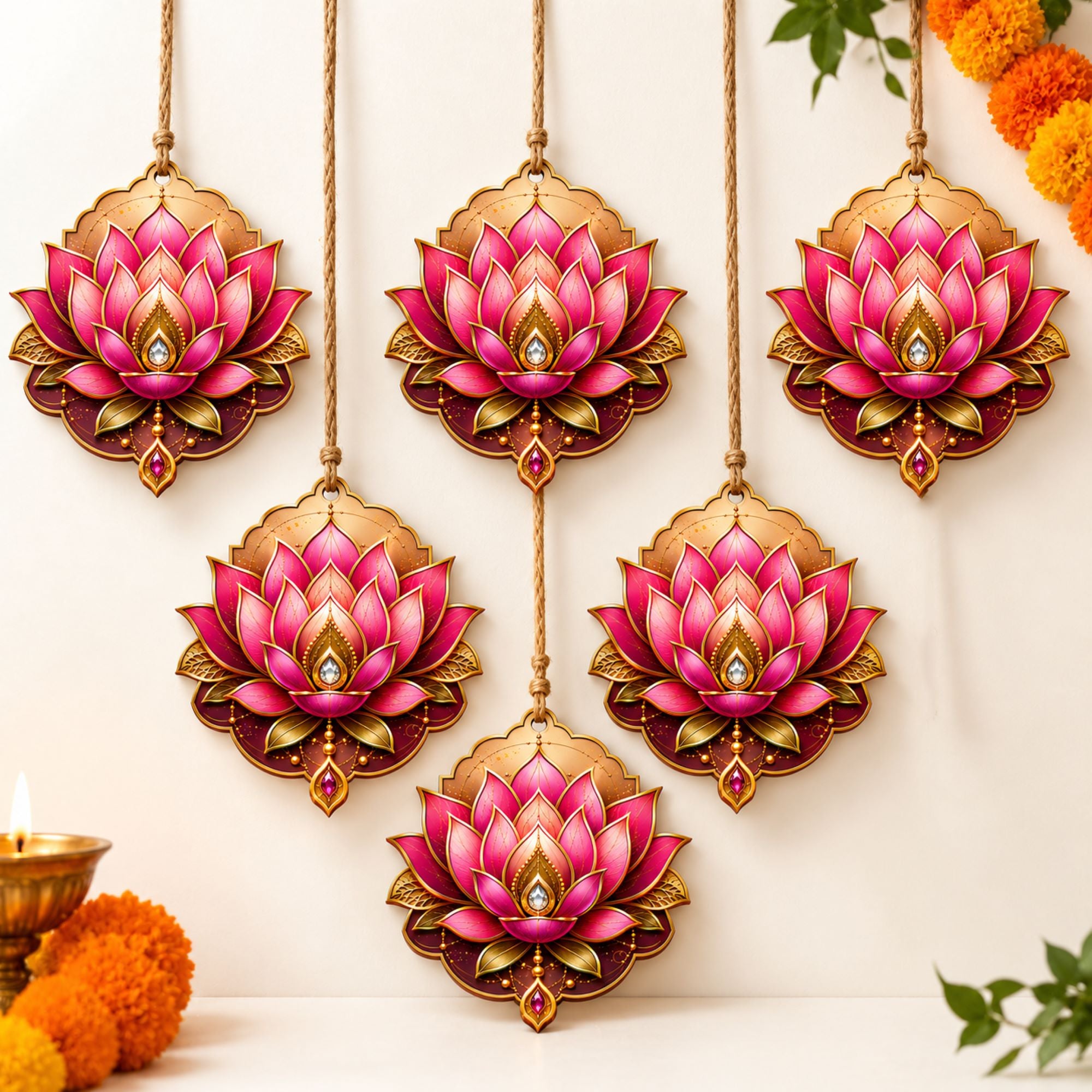 lotus wooden craft