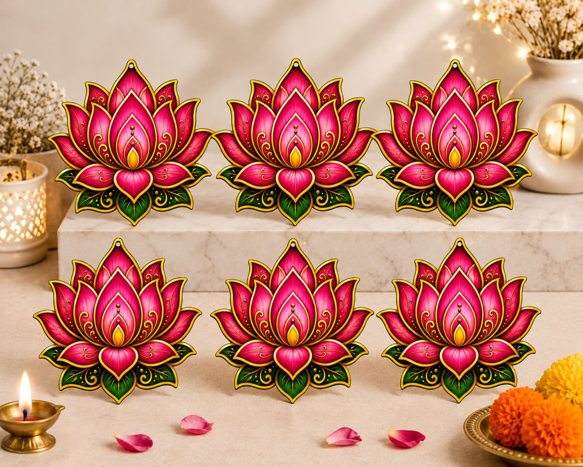 lotus wooden craft