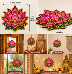 printed lotus mdf