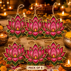 wooden lotus cutout