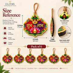 printed shubh labh mdf