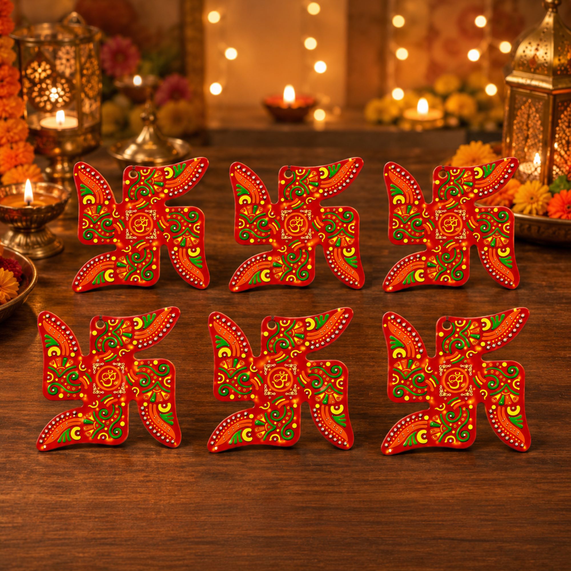 diwali wall decoration wooden cutouts