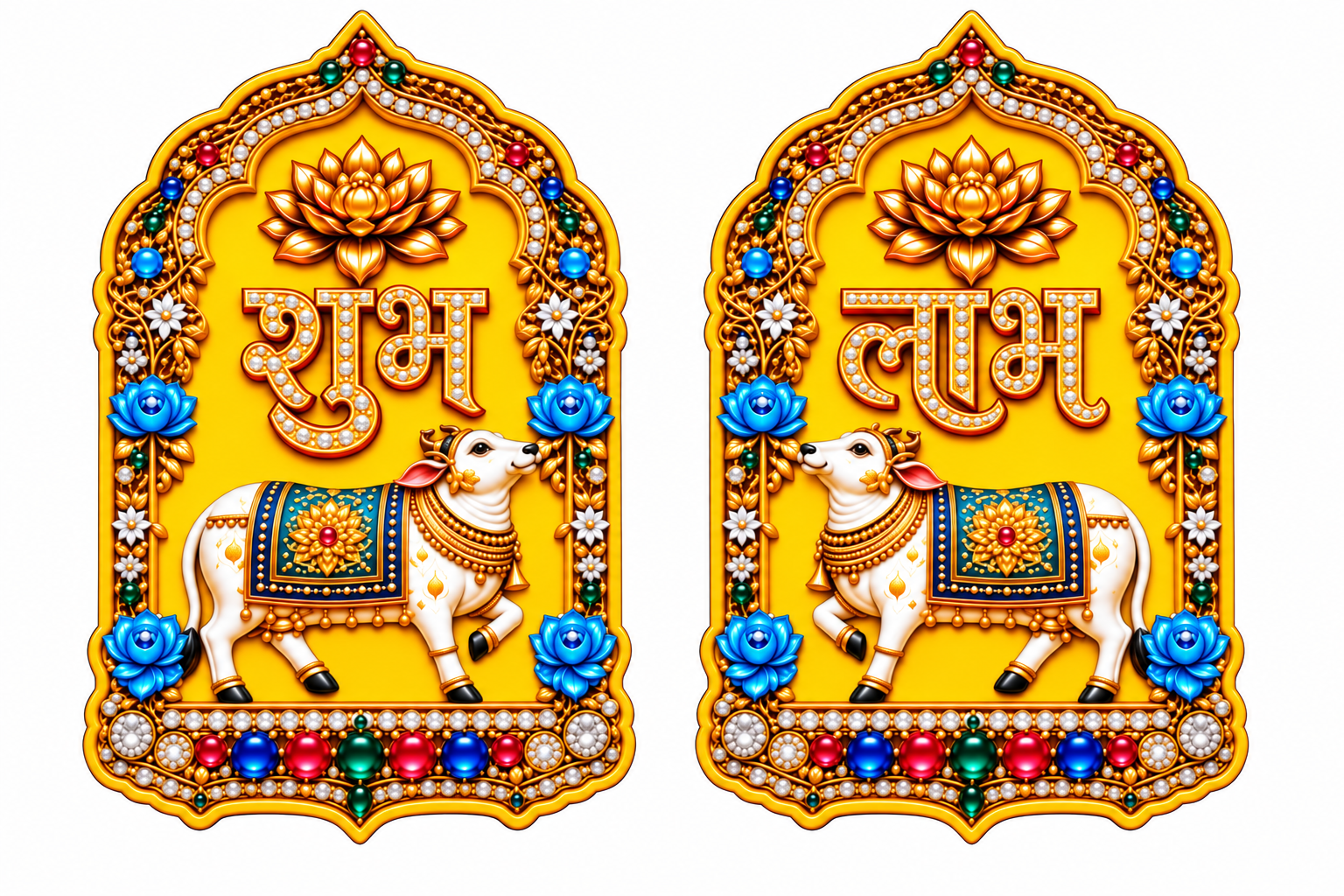 shubh labh MDF cutouts
