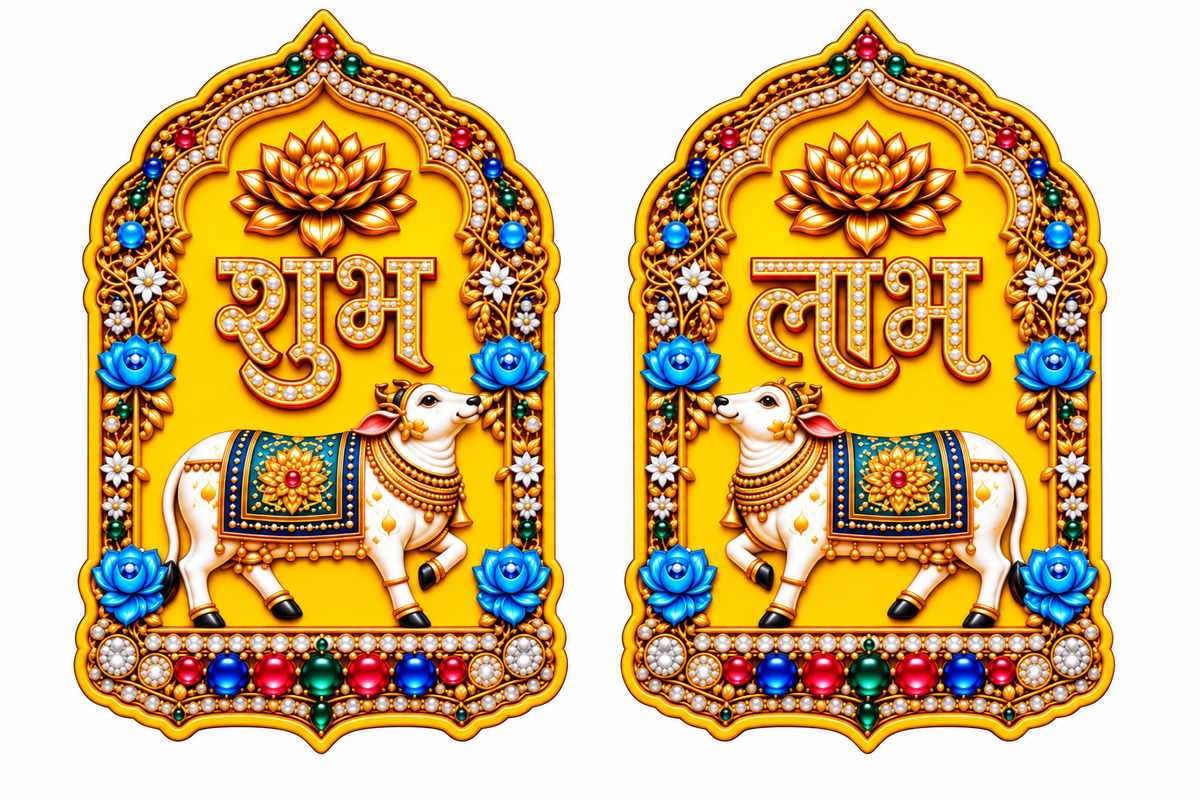 shubh labh MDF cutouts