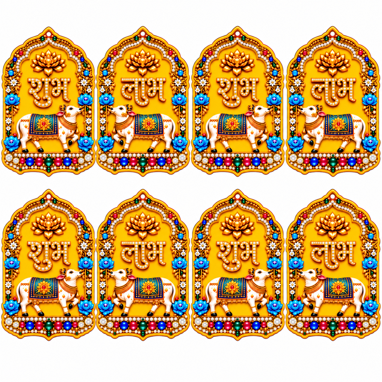 festive hanging cutouts