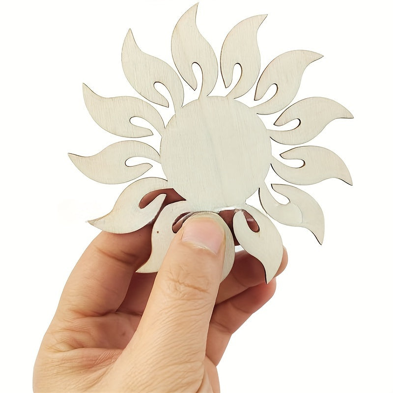 unfinished wooden sun shapes for kids craft activities