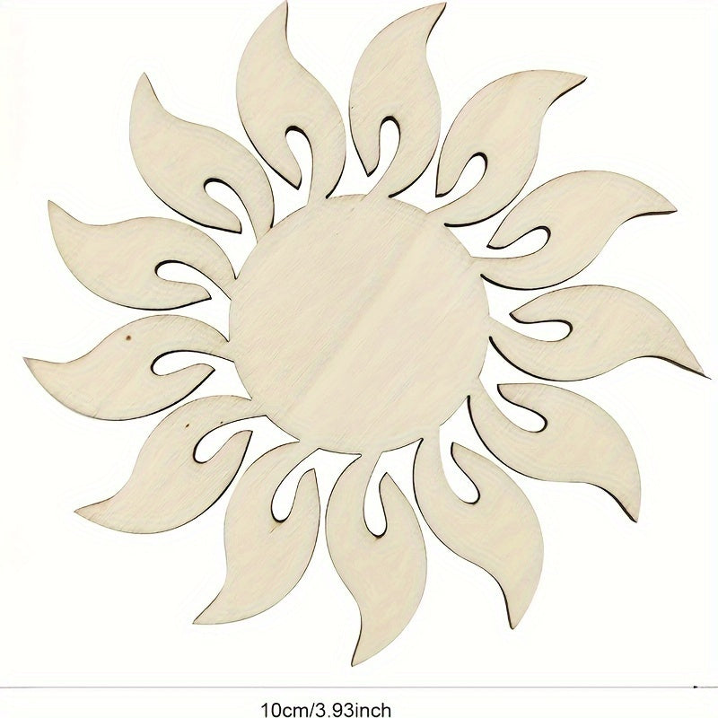 DIY wooden sun cutouts for handmade art and craft ideas