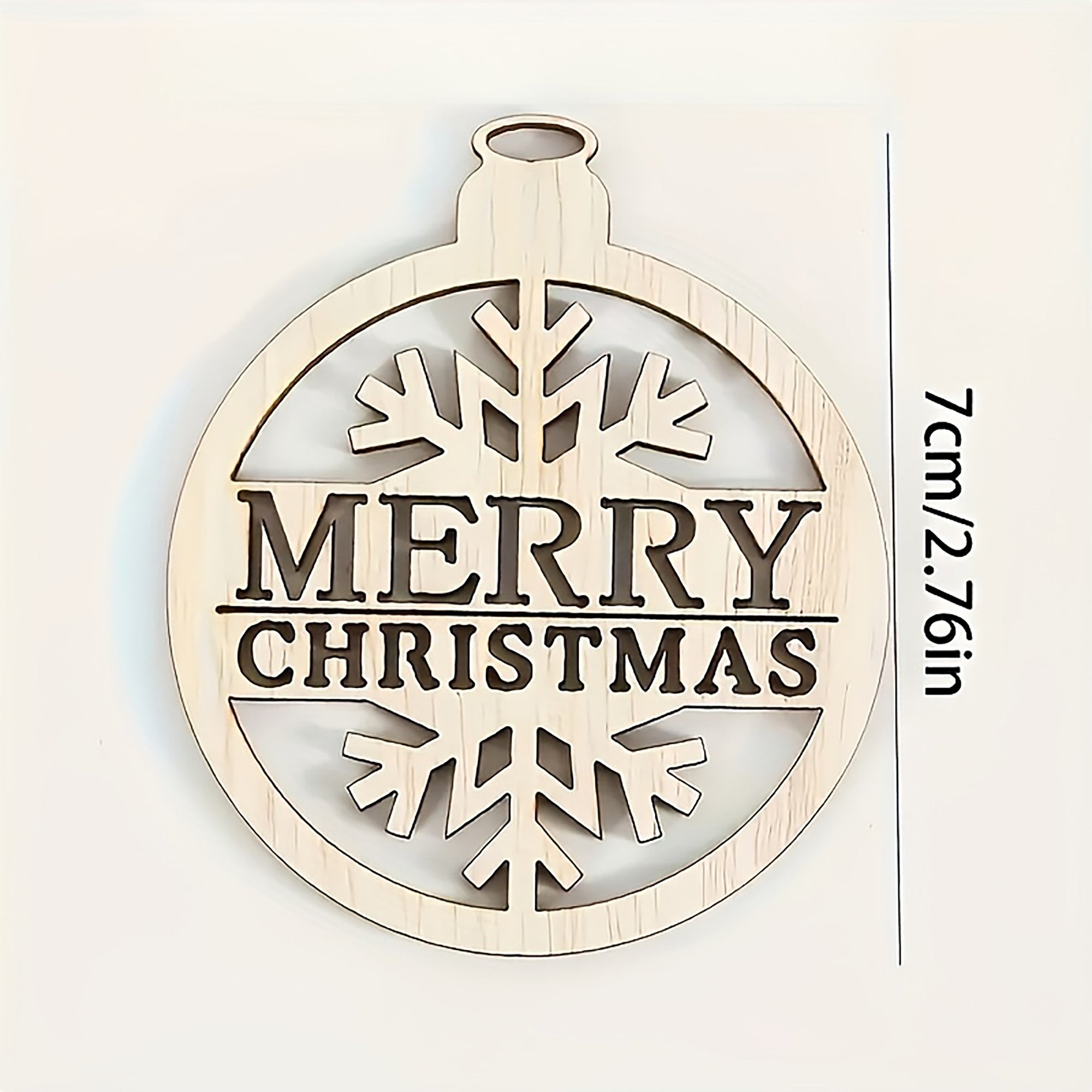 pack of 20 wooden Christmas ornament blanks for painting