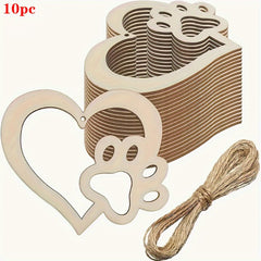 wooden heart craft supplies for kids and adults