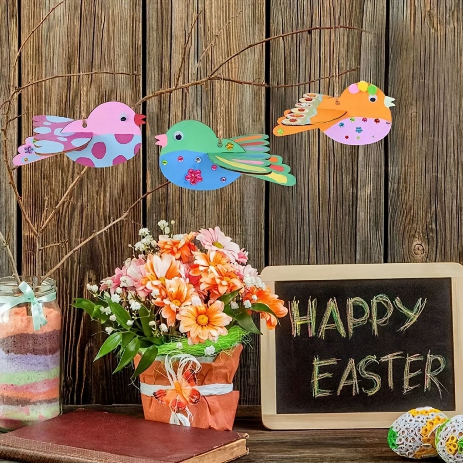 unfinished wooden pendants for kids craft