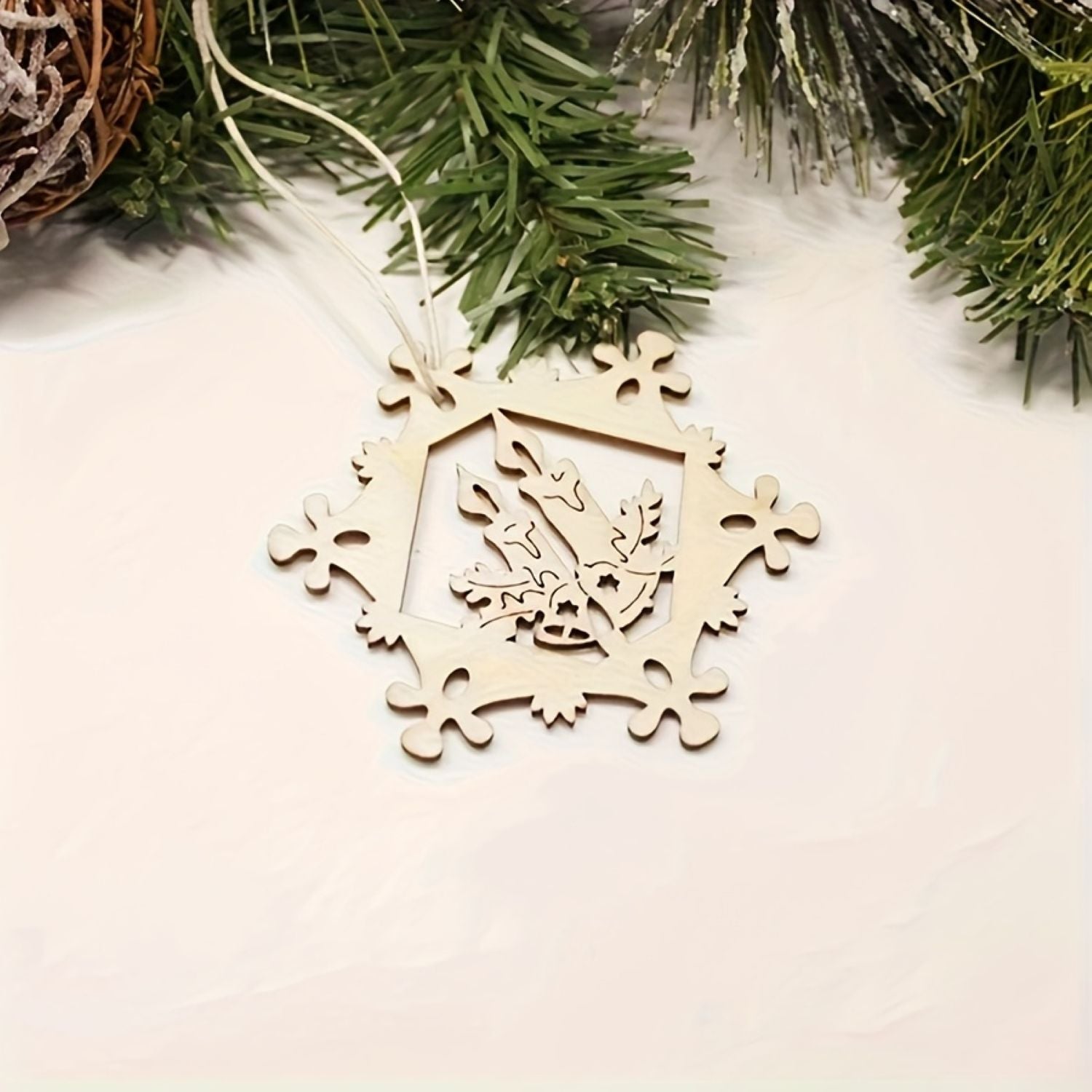 DIY wood snowflake crafts