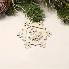 DIY wood snowflake crafts