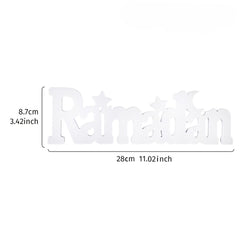 ramadan crescent moon desk decor
