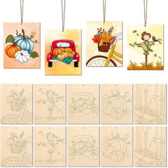 fall wooden craft shapes