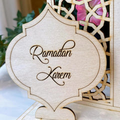 islamic table sign ramadan decor