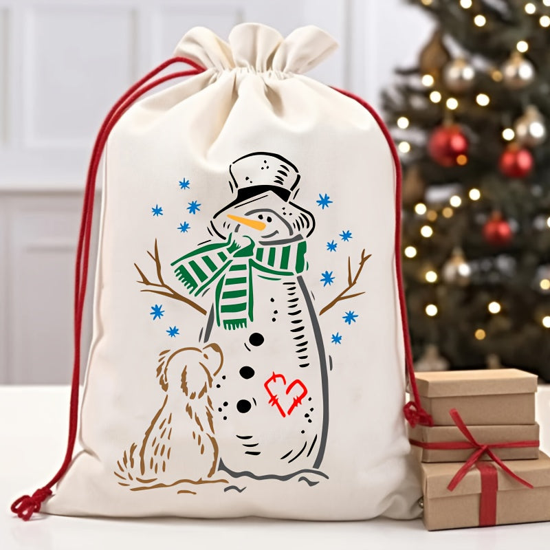 Winter craft stencil for fabric, wood, and paper painting