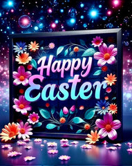 easter festival wall art for living room